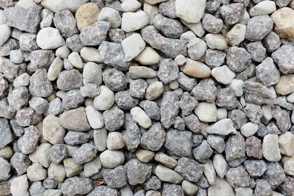 Grey and white crushed granite rock — Stock Photo, Image