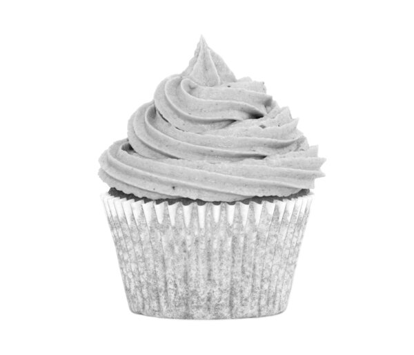 Tasty cupcake with frosting