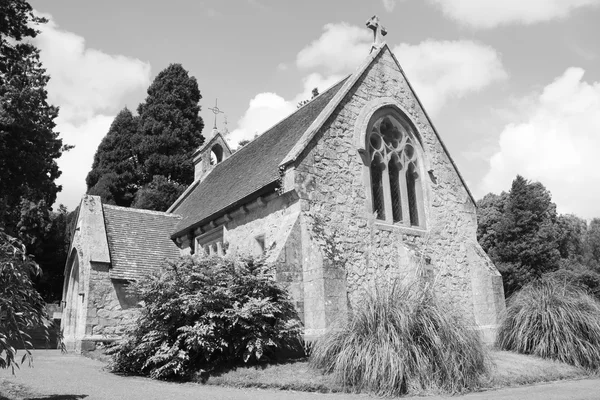 Kleine Kapelle in lyndhurst im neuen Wald — Stockfoto