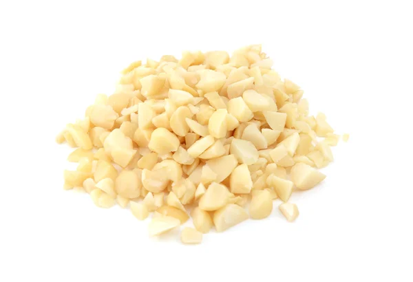 Chopped macadamia nuts — Stock Photo, Image