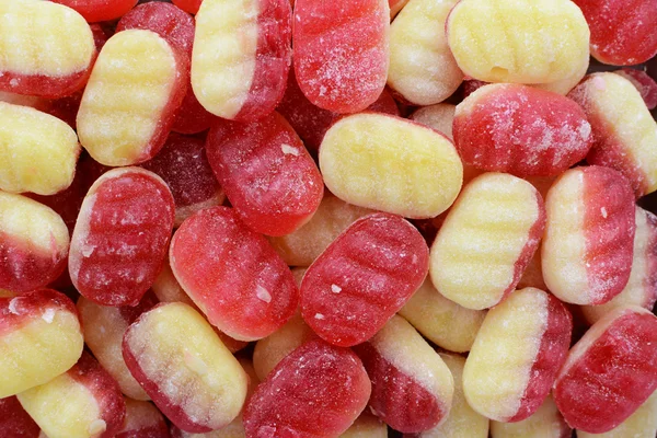 Traditional rhubarb and custard candies — Stock Photo, Image
