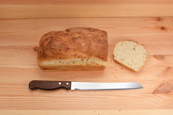 新鲜条与切面包 — 图库照片