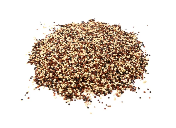 Karışık kırmızı, beyaz ve siyah quinoa — Stok fotoğraf