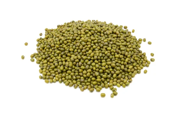 Dried green mung beans — Stock Photo, Image