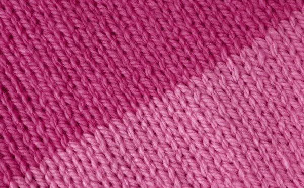 Magenta e rosa stockinette tricô fundo — Fotografia de Stock