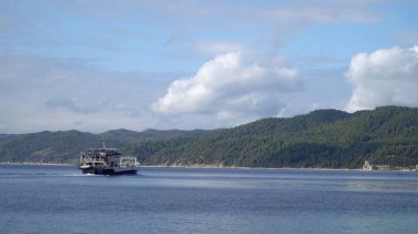 Zographou H. Manastırı, arsanas, küçük liman, Athos Dağı, Athos, Halkidiki, Yunanistan