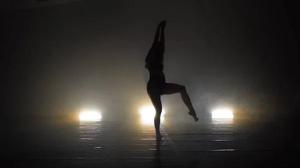 Dançarina Contemporânea Mulher Realizando Dança Sensual Erótica — Fotografia de Stock