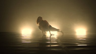 Modern sanatçı anlamlı dans öğeleri sergiliyor