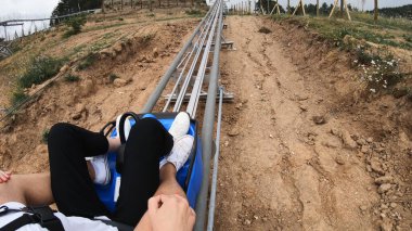 Pov hız trenine biniyor.