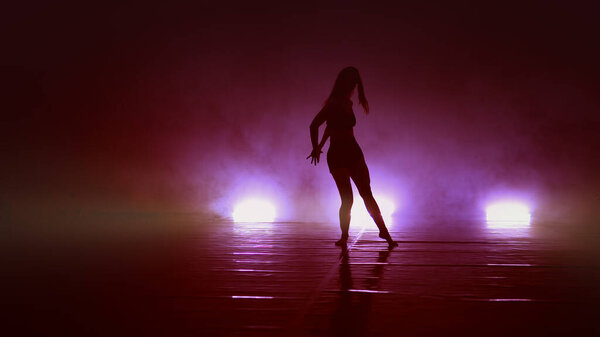 Contemporary Dancer Woman performing Erotic Sensual Dance