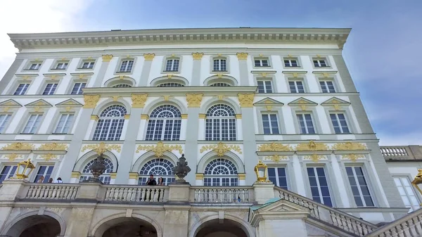 Detalles Arquitectura Del Lujoso Palacio Nymphenburg Munich Alemania — Foto de Stock