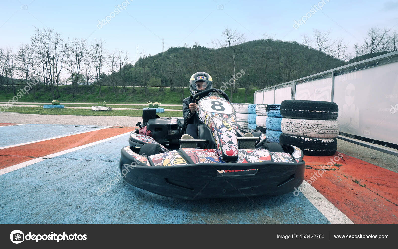 Bansko Bulgária Agosto 2018 Entrando Uma Pit Stop Corrida Kart — Fotografia  de Stock Editorial © zefart #453440480