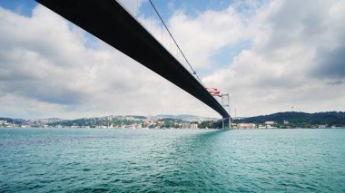 Boğaz 'dan Boğaz Köprüsü' ne muhteşem bir manzara.