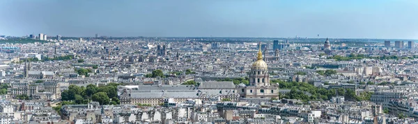 Vue Aérienne Panoramique Hôtel Des Invalides Paris Jour — Photo