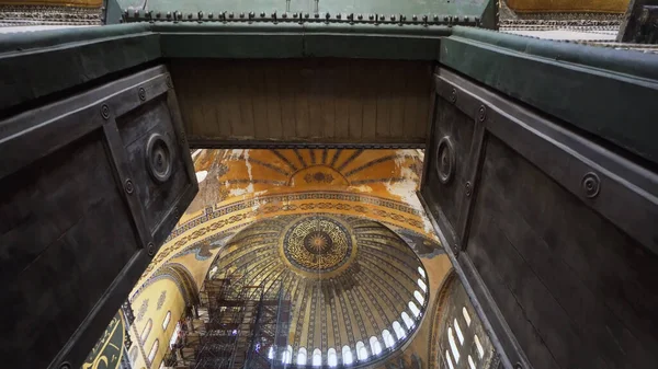 Hagia Sophia Interiör Istanbul Turkiet Arkitektur Bakgrund — Stockfoto
