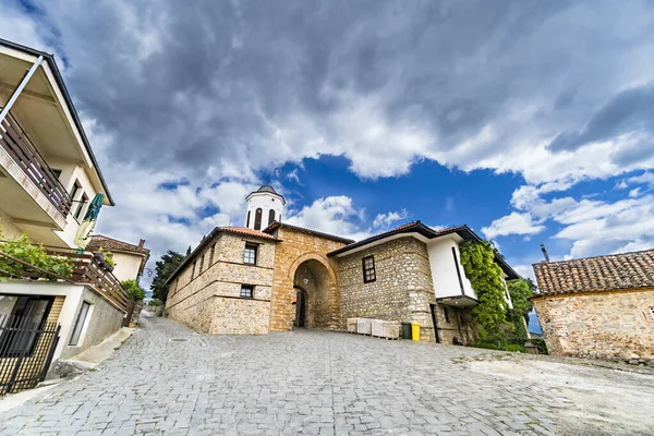 Chiesa Santa Maria Perybleptos Ohrid Macedonia — Foto Stock