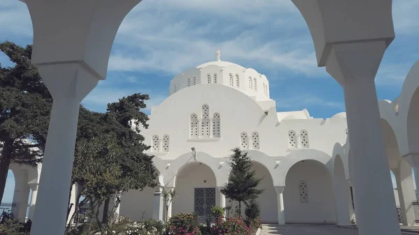 Ortodoxa Metropolitan Cathedral Church Candlemas Lord Fira Santorini Kyklader Grekland — Stockfoto