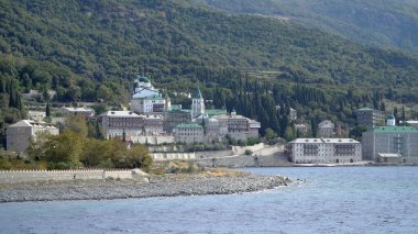 Yunanistan 'ın Athos kentindeki Rus Kutsal Panteleimon Manastırı