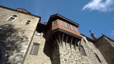Yunanistan 'daki Saint Athos Dağı' ndaki Konstamonitou manastırı