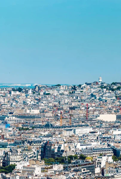 Aerial Panoramic View Paris Vertical — Stock Photo, Image