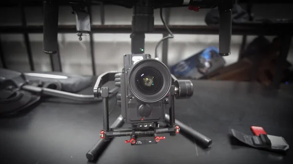 Skopje Macedonië Feb 2020 Kalibratie Van Professionele Videocamera Stabilisator Gimbal — Stockfoto