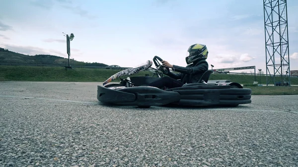 Bansko Bulgária Agosto 2018 Entrando Uma Pit Stop Corrida Kart — Fotografia  de Stock Editorial © zefart #453440480