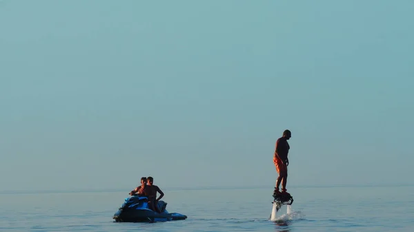 Санторини Греция Августа 2019 Года Летний Отдых Море — стоковое фото
