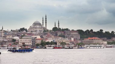 İstanbul Boğazı Köprüsü 'nün panoramik manzarası