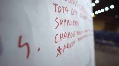 Eylem Planı Kavramı. Beyaz ofis masasında banka finans toplantısı