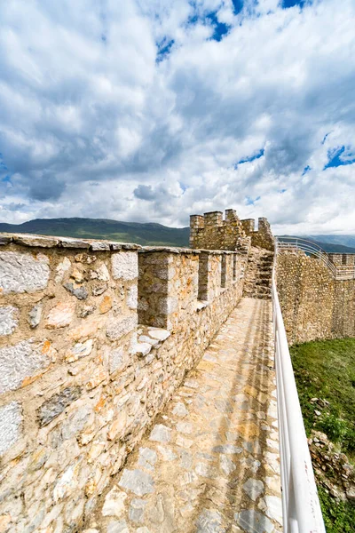 Fortaleza Samuel Ohrid Macedônia Vertical — Fotografia de Stock