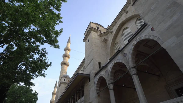 Minaret Suleiman Mosque Suleymaniye Camii Grand 16Th Century Mosque Istanbul — Stock Photo, Image