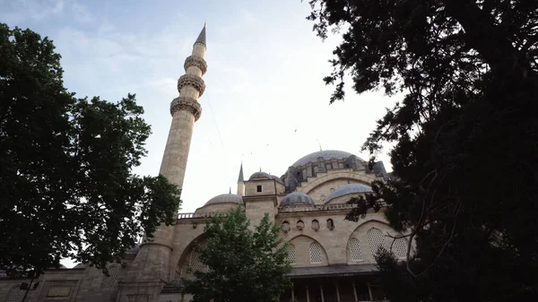 苏莱曼清真寺 土耳其语 Suleymaniye Camii 是土耳其伊斯坦布尔一座16世纪的宏伟清真寺 由苏莱曼大帝建造 — 图库照片