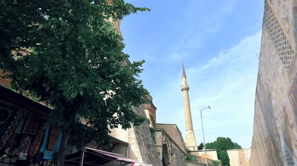 Hagia Sophia Sommer Istanbul Einem Sonnigen Tag Türkei — Stockfoto