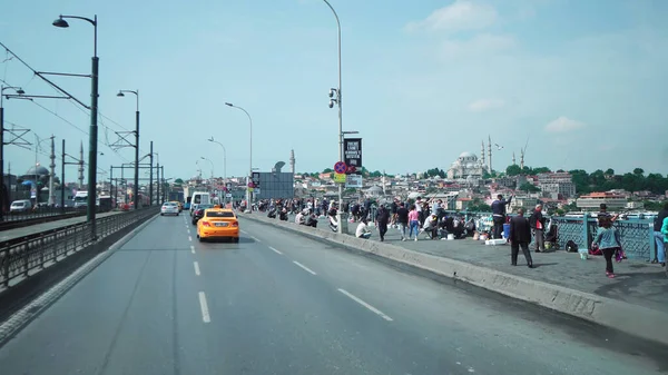 Istanbul Türkei Mai 2019 Fahrt Nach Istanbul Über Goldene Brücke — Stockfoto