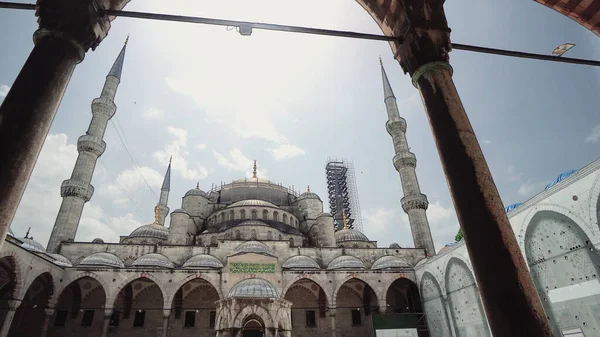 Harem Blue Moschee Video Der Sultan Ahmet Moschee Aus Dem — Stockfoto