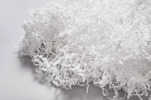 White Shredded Papierfüller Großhandel Zubehör — Stockfoto