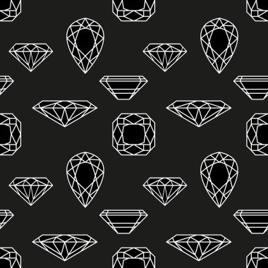 Elmas ile vektör desen