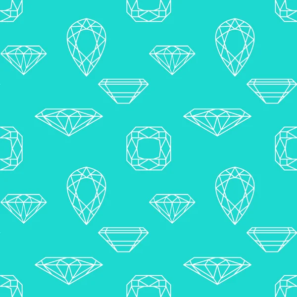 Modèle vectoriel avec diamants — Image vectorielle