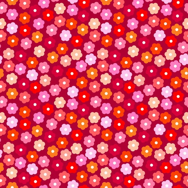 Modèle sans couture fleur — Image vectorielle