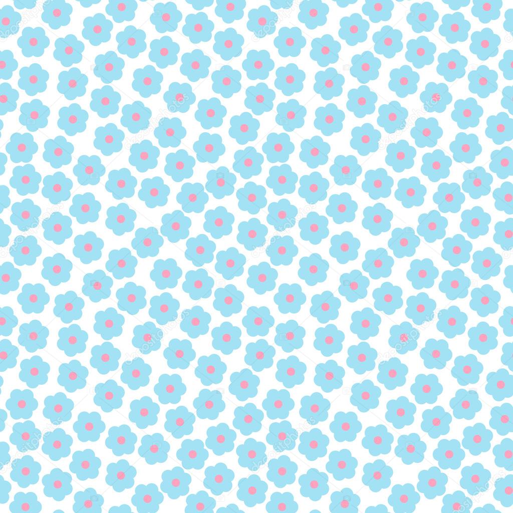 Blume nahtlose Muster - Vektorgrafik: lizenzfreie Grafiken © Lilalove