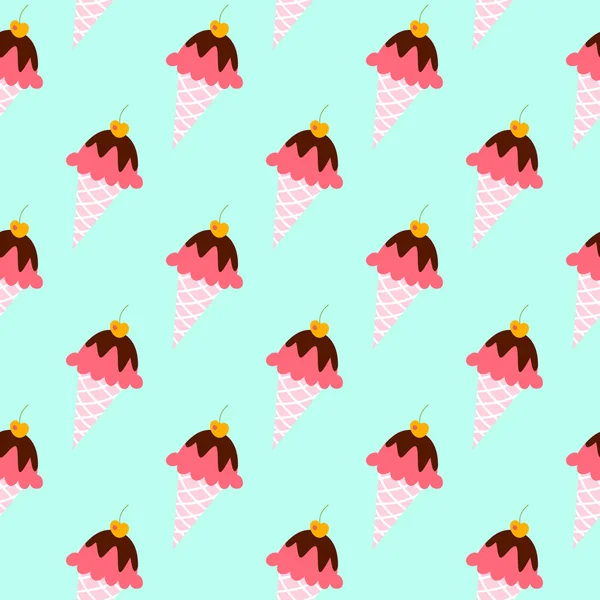 アイスクリームのベクトル背景 — ストックベクタ