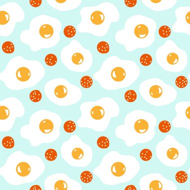 çırpılmış yumurta ile Seamless Modeli 