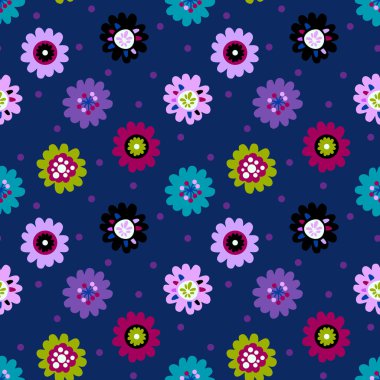 Tatlı çiçek desenli