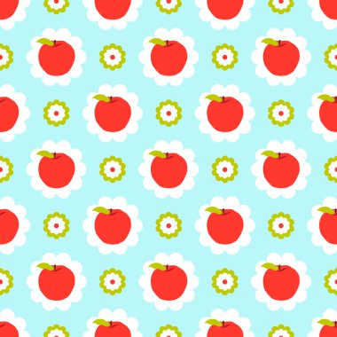 Elma desen arka plan