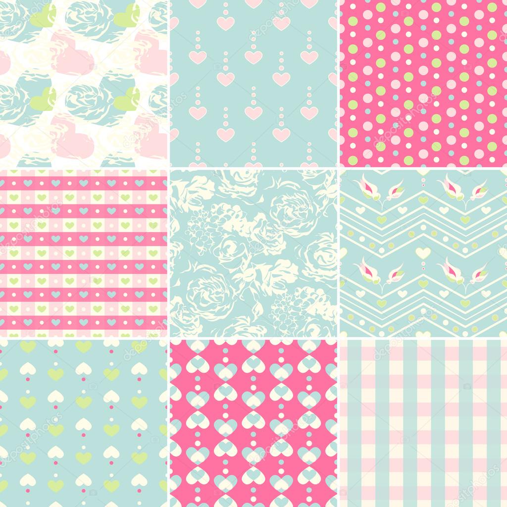 Seamless pattern set