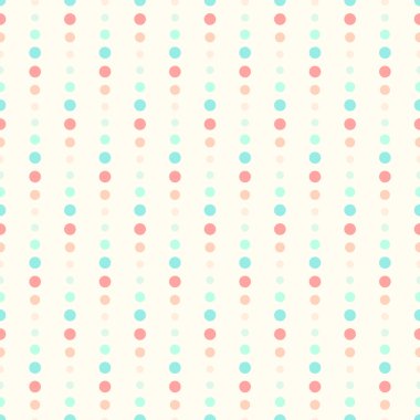 Sorunsuz vintage nokta deseni