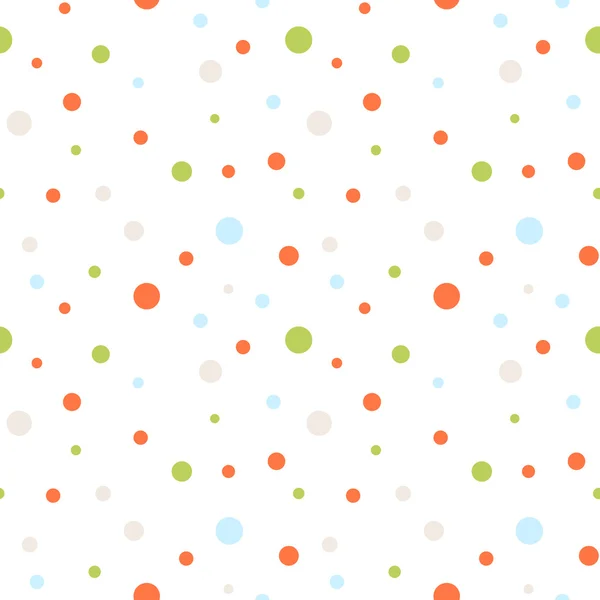 Seamless retro dots pattern — Stock Vector