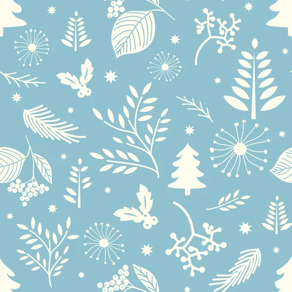 Winter seamless pattern — Stock Vector