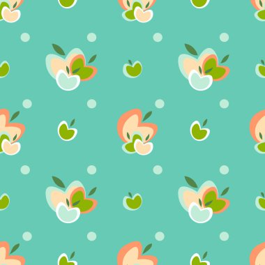 Elmalı kusursuz vektör deseni,