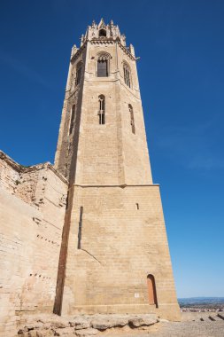 Lleida'daki La Seu Vella katedrali, Katalonya, İspanya.